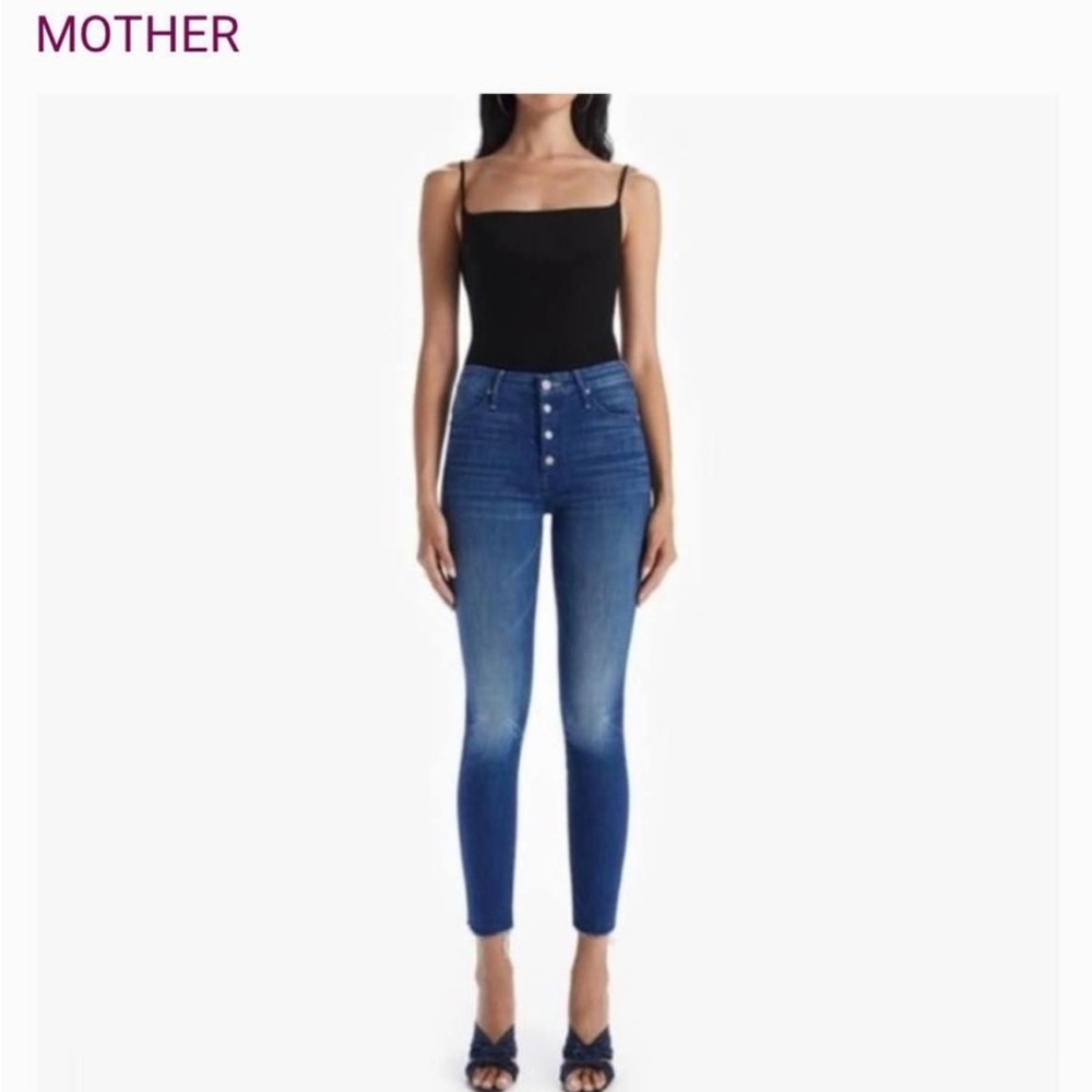 Size 29 mother jeans the pixie ankle fray